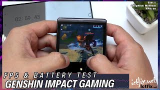 Samsung Galaxy Z Flip 5 Genshin Impact Gaming test