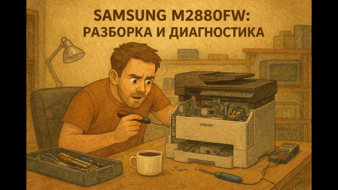 Samsung M2880FW: разборка и диагностика