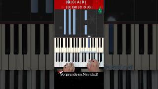 Que bonita melodía que puedes tocar en esta Navidad!🎹