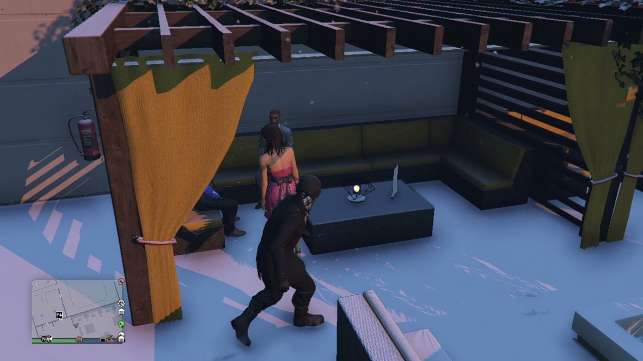 GTA Online media sticks location   Casino Roof Terrace
