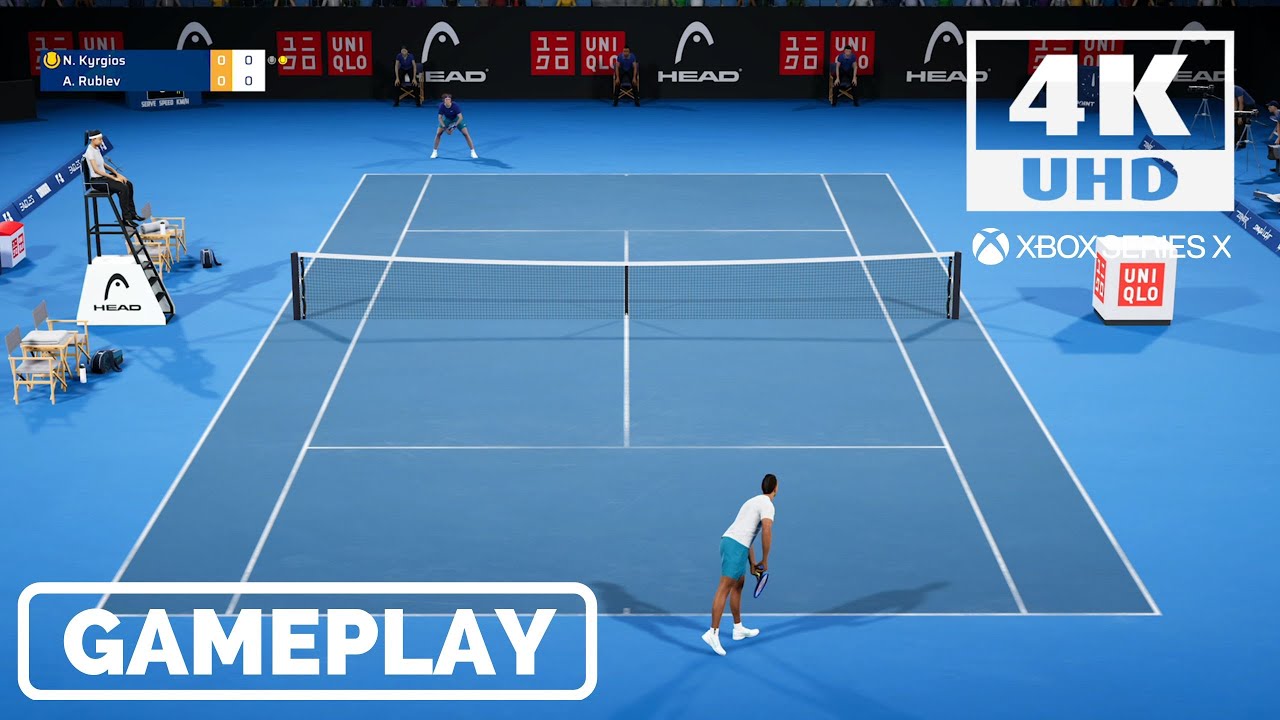 Matchpoint Tennis Championships Gameplay Xbox Series X 2022 4k 60fps