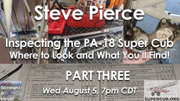 HDHP: Steve Pierce - Inspecting the PA-18 Super Cub - Where to Look and What You