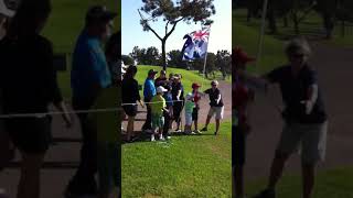 6 year old Max  at Torrey Pines GC for Callaway Junior World opening ceremony - 2013