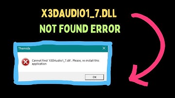 X3DAudio1_7.DLL Not Found Error [FIXED