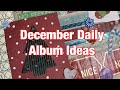 December Daily Album Ideas