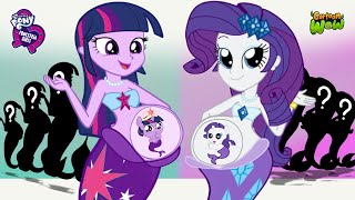 Equestria Girls Growing Up Into Mermaid Compilation Cartoon Wow