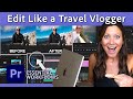 Best editing style for travel vlogs  premiere pro tutorial with kara and nate  adobe
