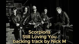 Video thumbnail of "Scorpions - Still Loving You solo guitar backing track by Nick M"