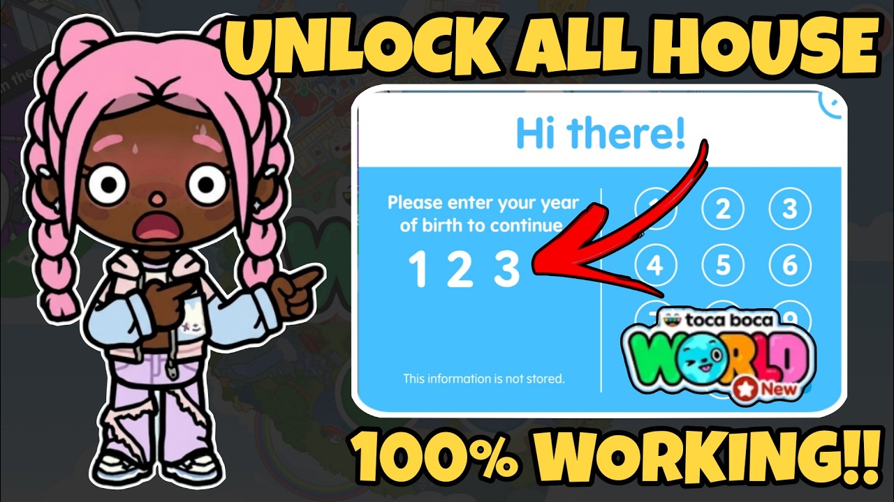 UNLOCK ALL HOUSE IN TOCA BOCA || TOCA BOCA CODE - Toca Life World ...