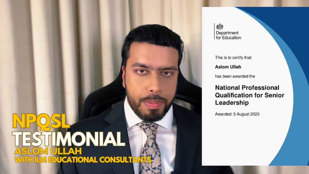 NPQSL Testimonial With ILM