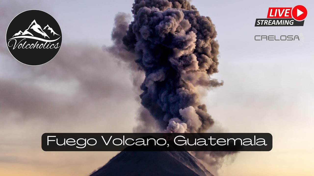 🌋 LIVE NOW: Exploring the Fiery Beauty of Fuego Volcano, Guatemala! 🌋