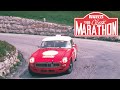 Stirling moss tackles the stelvio pass in an mgb  1989 classic marathon rally