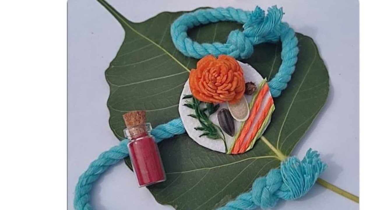पर्यावरणपुरक बीज राखी,Eco- Friendly Plantabale Seed Rakhi- Made By Tribal Woman Aurangabad District.