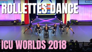 Rollettes Wheelchair Dance Team First Competition  ICU Worlds