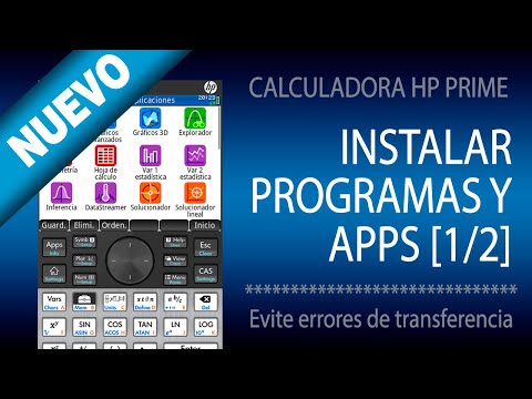 Instalar o enviar Programas y Apps [1/2] | HP Prime