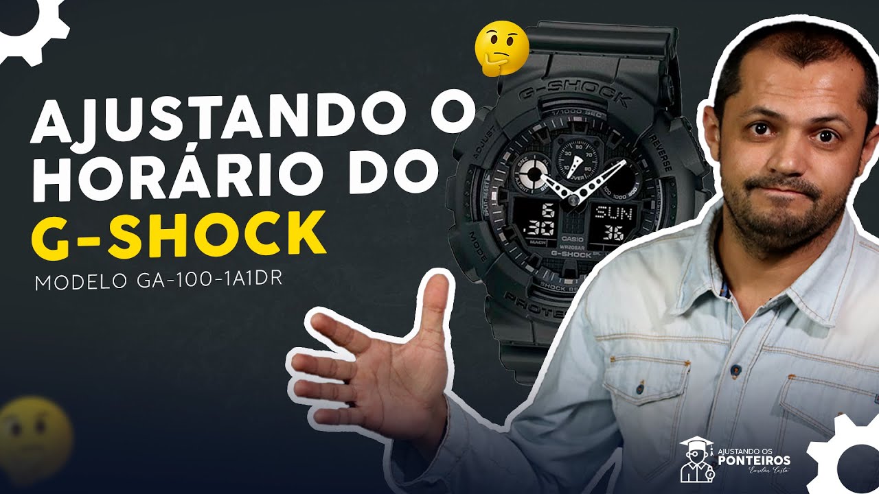 Como Ajustar o G-Shock GA-100