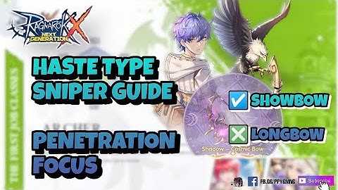 Sniper Haste Guide: Ragnarok X: Next Generation | Skill tree PVP/PVE | Tagalog/Filipino
