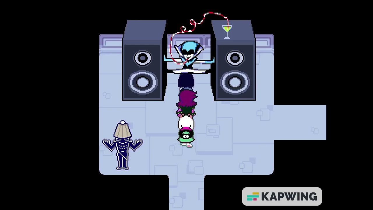 (Четвёртая глава Руны Дельта (Deltarune)) Комната Королевы на русском