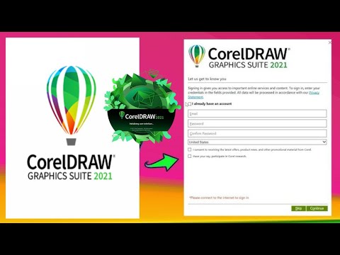 fixed email verification and login screen coreldraw 2021 problem