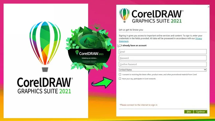 fixed email verification and login screen coreldraw 2021 problem