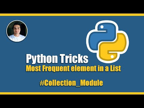 Most Frequent Element in a List Python - Collection Module