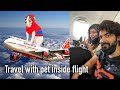 Travelling with PET inside the flight by AIR INDIA | HINDI | Debina Decodes |