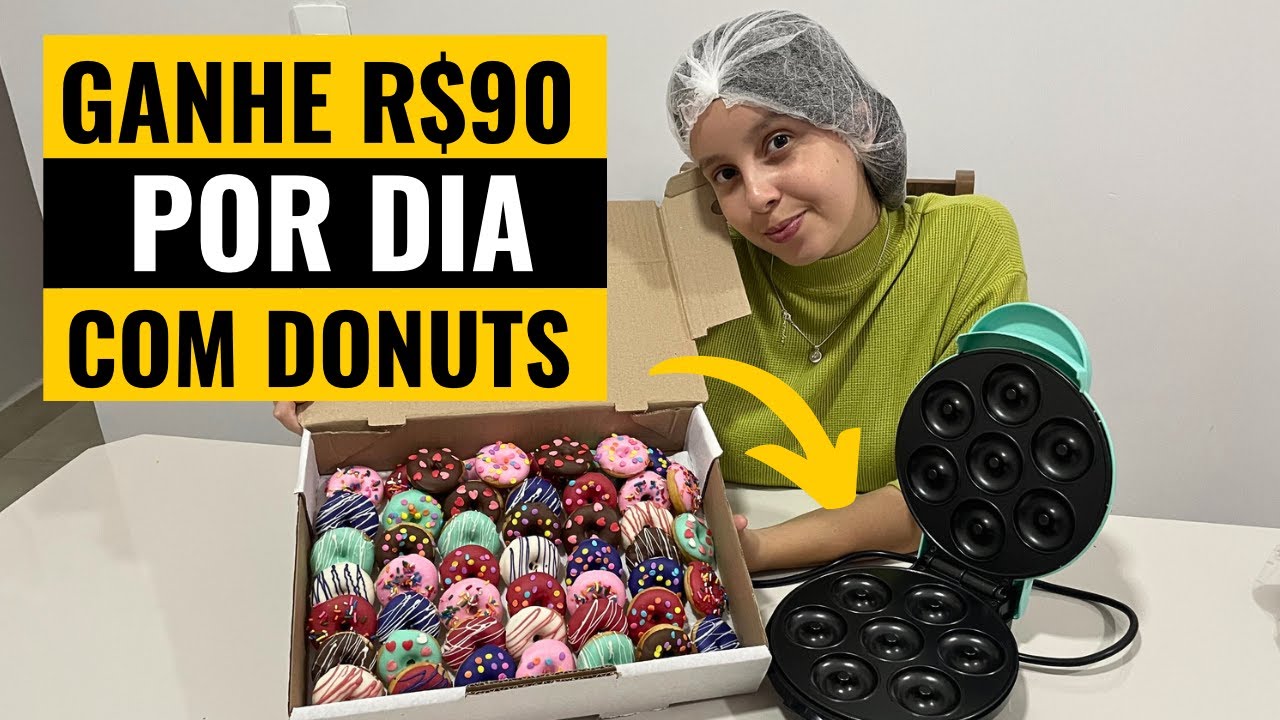 Essa máquina assa donuts perfeitos muito rápido| Nova tendência para ganhar dinheiro