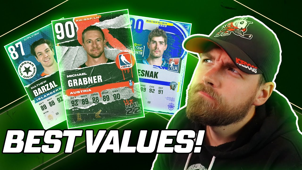 NHL 22: BEST VALUE HUT CARDS TO BEGIN YOUR TEAM