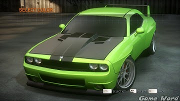 Need For Speed The Run dodge challenger & M coupe modify