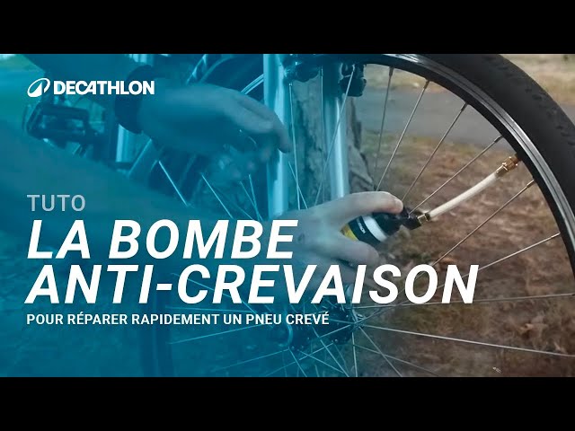 TUTO - Comment bien utiliser sa bombe de réparation crevaison