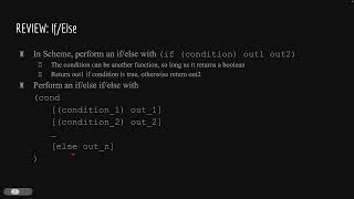 Lists and Recursion in Scheme | CSCE 314 Week In Review II (Spring 2023) Profile