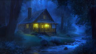 Can’t Sleep? Try This 🌙 Cozy Forest Cabin Rain &amp; Thunder for Deep Sleep (6 Hours)#2