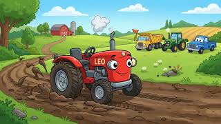 Pull With All Your Might! 🚜 Leo's Big Mud Pull (Episode 6) | Animated Kids Story