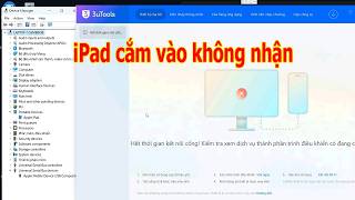 Khắc phục lỗi 3uTools không nhận iPad cắm vào máy tính
