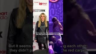 Taylor Swift ignores Miley Cyrus at the iHeartRadio Awards #mileyCyrus #taylorswift