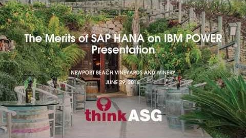 The Merits of SAP HANA on IBM POWER Linux