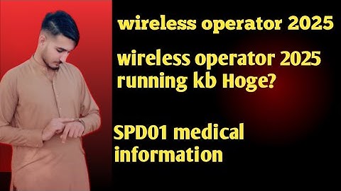 Wireless operator BPS9 2025 running kb Hoge?