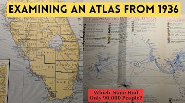 Examining a 1936 World Atlas: One U.S. State Had Only 90,000 People Total!