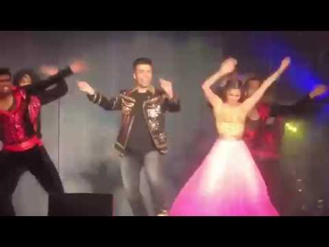 Radha (Alia Bhatt and Karan Johar) Dream Team Concert HD