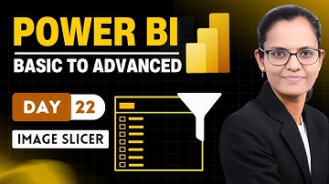 How to Create a New Slicer with Images in Power BI | Power bi - From Basic to Advance | DAY 22