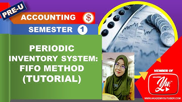 Periodic Inventory System - FIFO Method (Tutorial)
