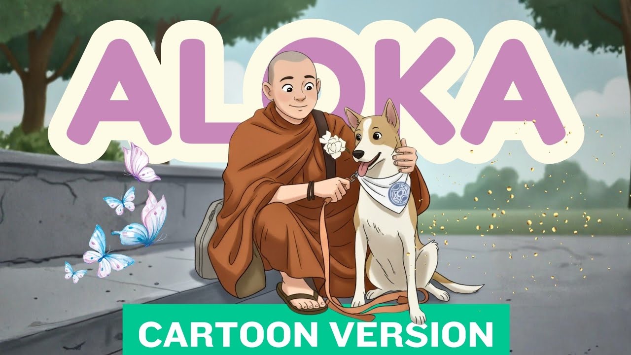 Peace in Paws | The Story of Aloka the Peace Dog | Cartoon Version   