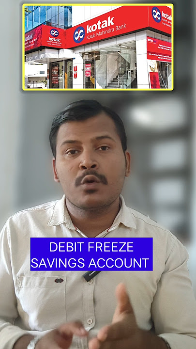 Kotak Mahindra Bank Savings Account Debit Freeze ? #kotak811 #kotak #youtubeshorts