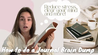 Let’s do a Brain Dump Together! | Mindful Journaling