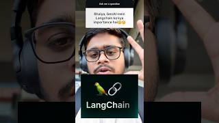Importance of langchain in GenAI. #datasciencejobs #generativeai #artificialintelligence #coding
