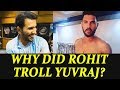 Yuvraj Singh trolled by Rohit Sharma, Harbhajan for his shirtless photo