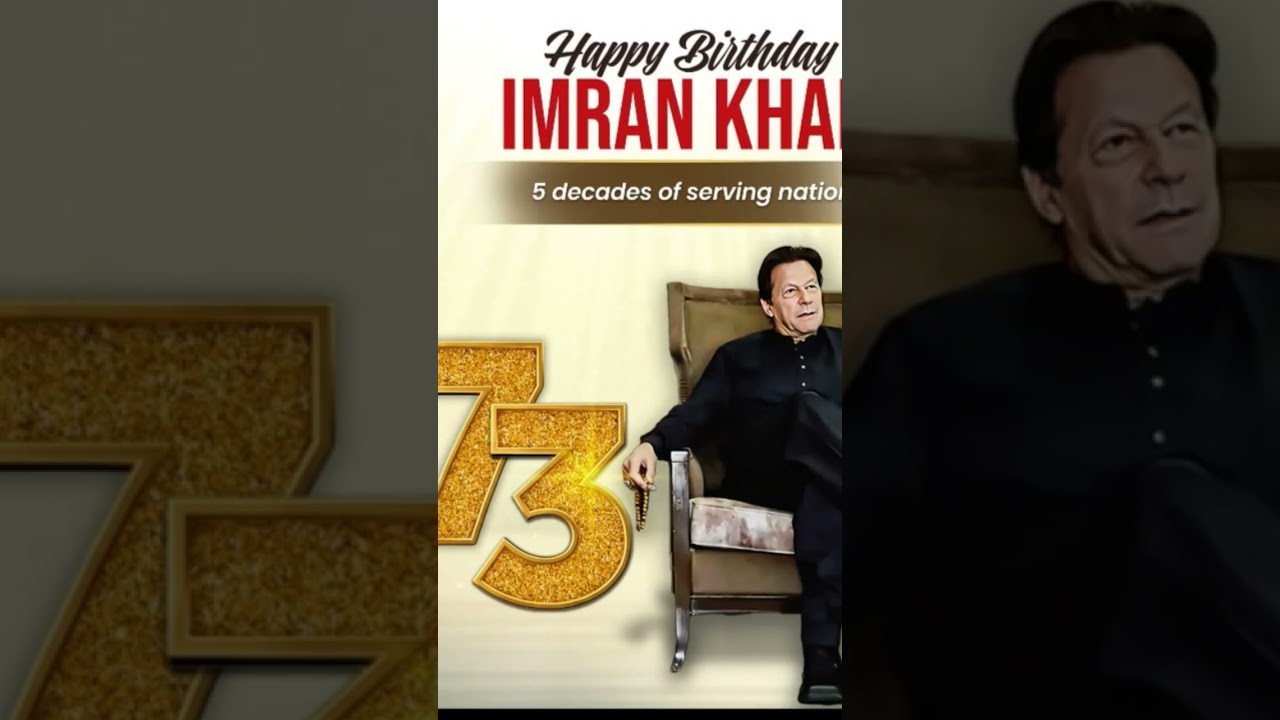 Imran khan happy birthday _5 decades of serving nation