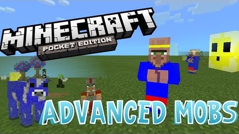 Minecraft Pocket Edition 0.9.5 Advanced Mobs - BETTER MOBS for MCPE!
