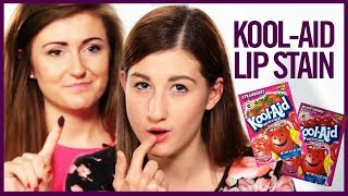 Kool-Aid Lip Stain - Makeup Mythbusters W Maybaby & Sarahbelle93X