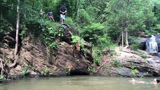 Cliff Jumping fail Lake Allatoona Waterfall
